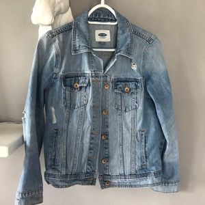 Distressed Jean Jacket
